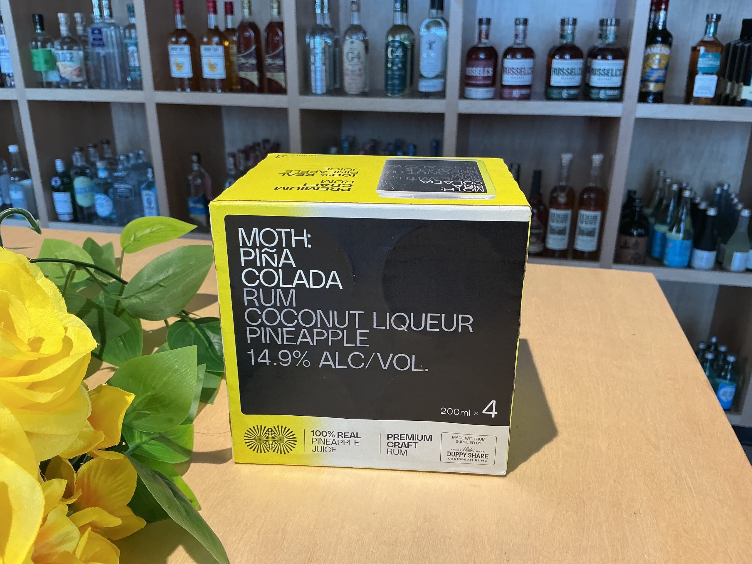 Moth Pina Colada 200ml 4pk Can