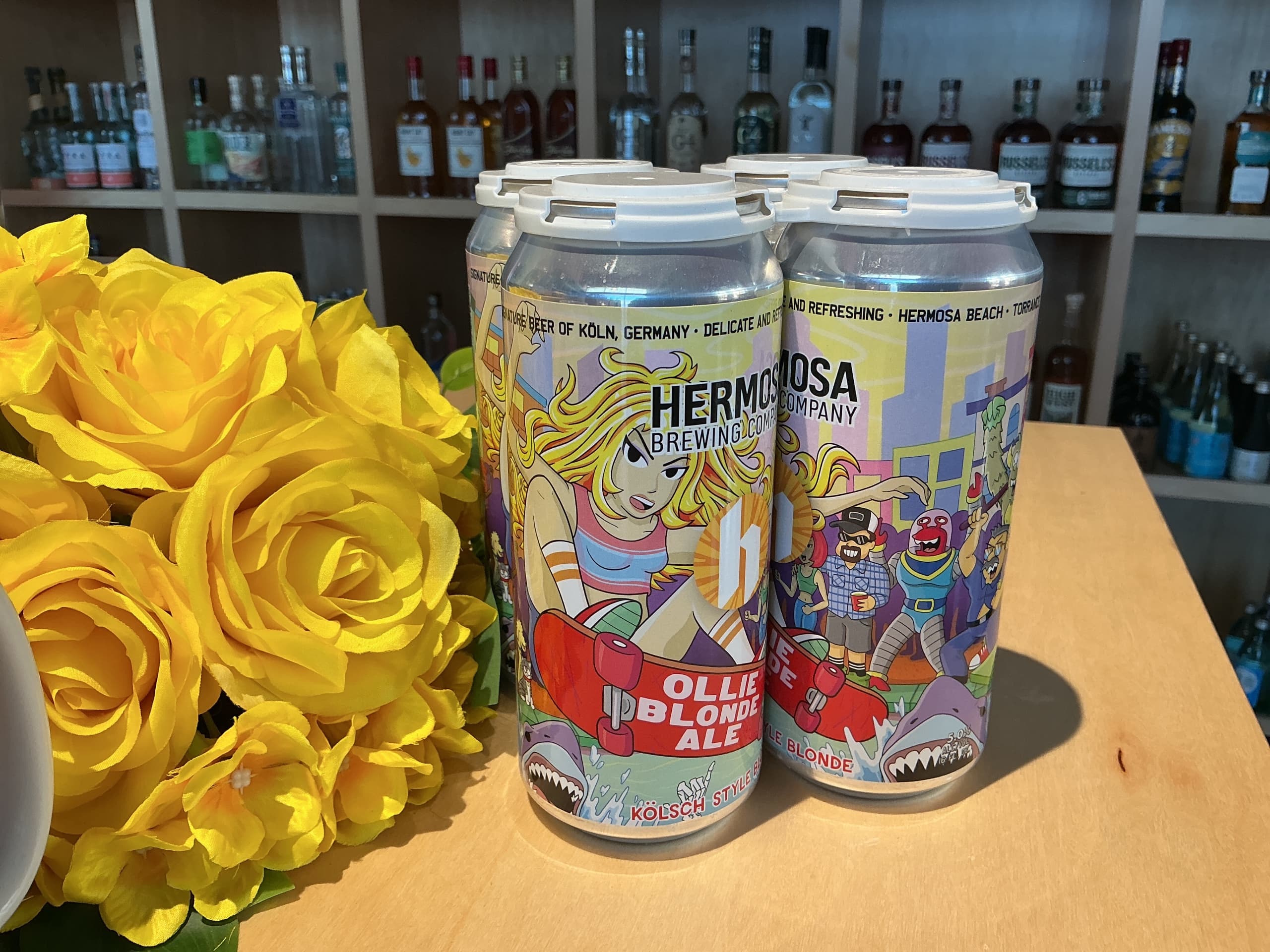 Hermosa Brewing Company, Kolsch German Blonde Ale, 4pk