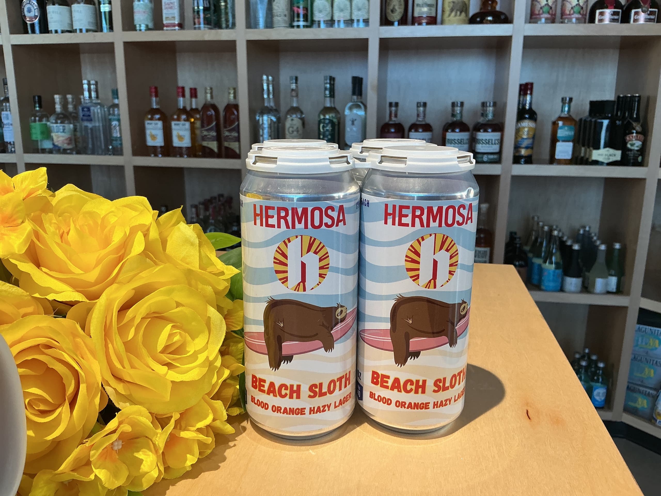 Hermosa Brewing Company Blood Orange Hazy Lager 4pk Cans