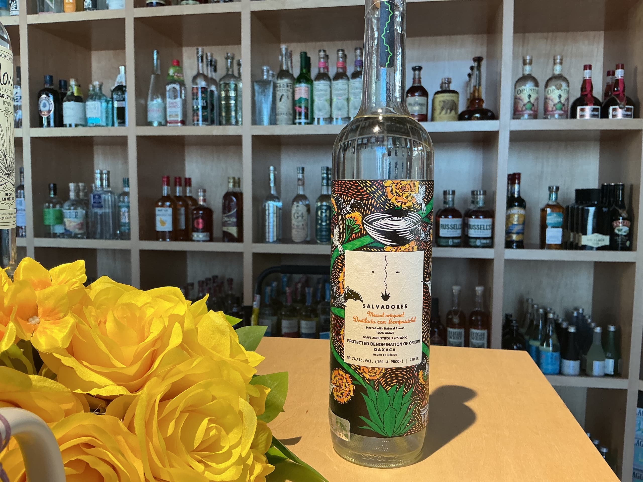 Salvadores Cempasuchil Mezcal Artesanal