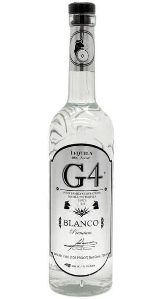 G4 Tequila, Blanco 108 Proof